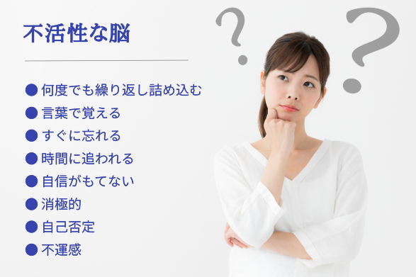 不活性な脳